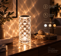 Lámpara de cristal Prisma Warm - olas cálidas